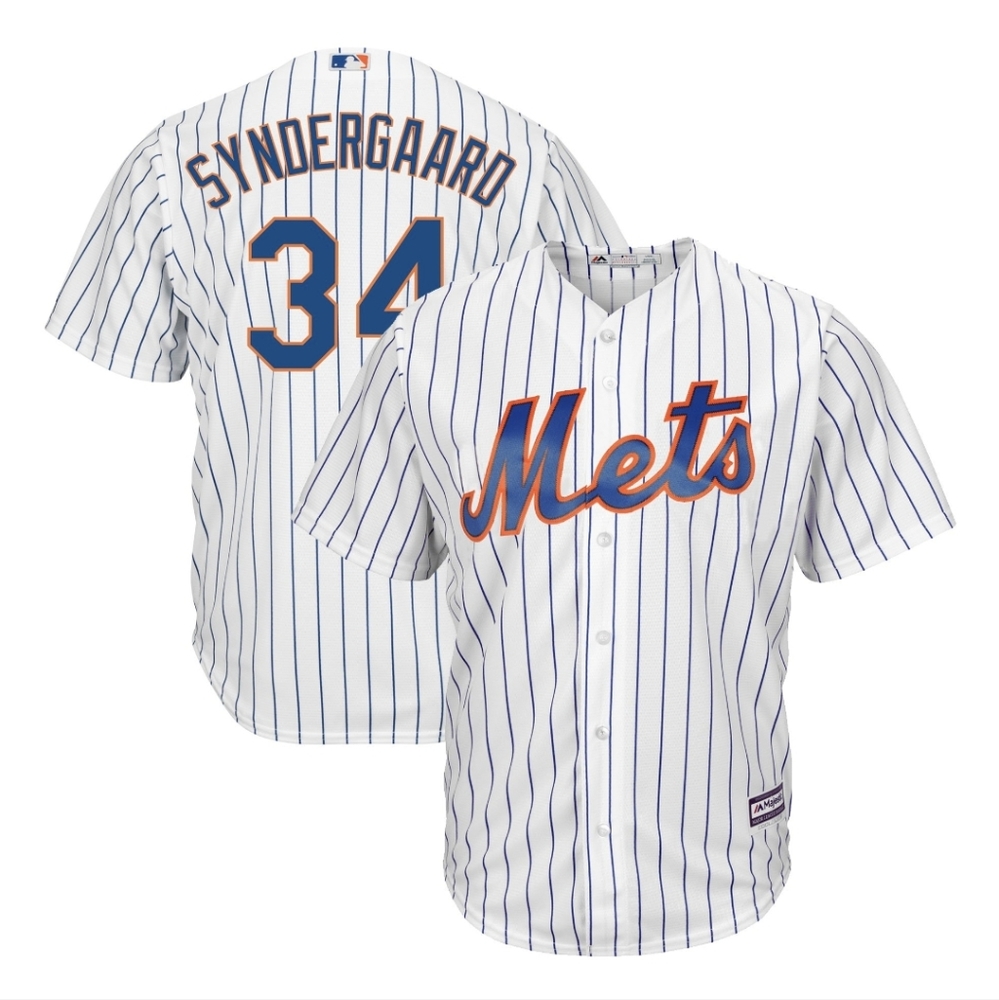 NY METS NOAH SYNDERGAARD JERSEY